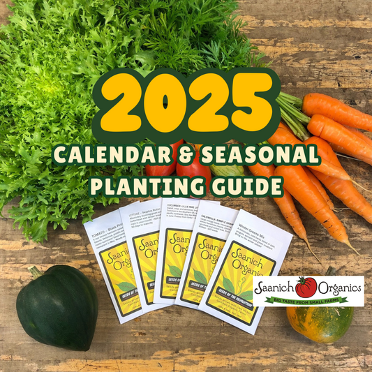 2025 Calendar & Seasonal Planting Guide